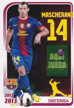 2012-13 Panini FC Barcelona Stickers #69 Javier Mascherano Front