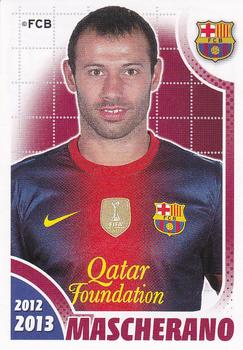2012-13 Panini FC Barcelona Stickers #73 Javier Mascherano Front