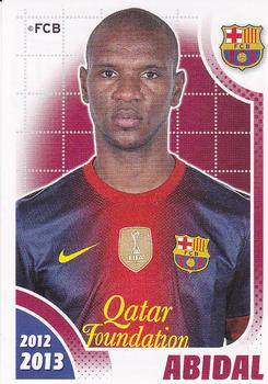 2012-13 Panini FC Barcelona Stickers #77 Eric Abidal Front