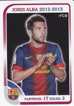 2012-13 Panini FC Barcelona Stickers #89 Jordi Alba Front