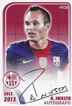 2012-13 Panini FC Barcelona Stickers #115 Andres Iniesta Front