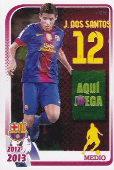 2012-13 Panini FC Barcelona Stickers #129 J. Dos Santos Front