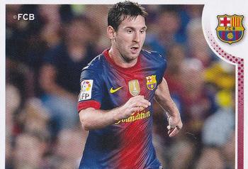 2012-13 Panini FC Barcelona Stickers #159 Messi Front