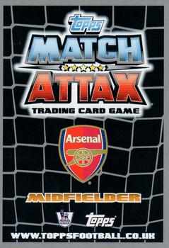 2011-12 Topps Match Attax Premier League Extra #U4 Alex Oxlade-Chamberlain Back