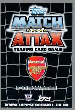 2011-12 Topps Match Attax Premier League Extra #U7 Marouane Chamakh Back
