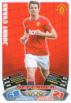 2011-12 Topps Match Attax Premier League Extra #U33 Jonny Evans Front