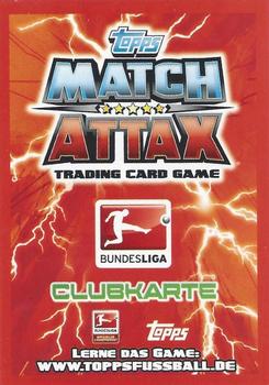 2013-14 Topps Match Attax Bundesliga #91 Eintracht Frankfurt Club-Logo Back