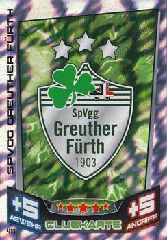 2013-14 Topps Match Attax Bundesliga #411 SpVgg Greuther Furth Club-Logo Front