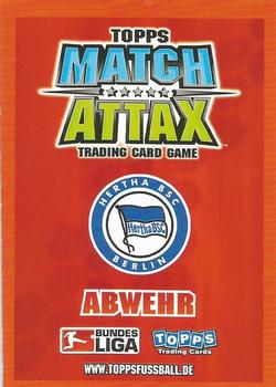 2008-09 Topps Match Attax Bundesliga #325 Arne Friedrich Back