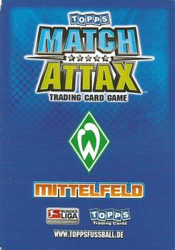 2009-10 Topps Match Attax Bundesliga #45 Mesut Ozil Back