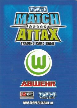 2009-10 Topps Match Attax Bundesliga #376 Marcel Schafer Back