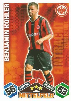 2010-11 Topps Match Attax Bundesliga #45 Benjamin Kohler Front