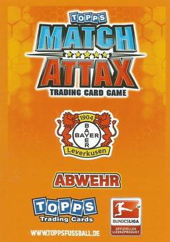 2010-11 Topps Match Attax Bundesliga #168 Hans Sarpei Back