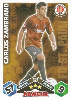 2010-11 Topps Match Attax Bundesliga #258 Carlos Zambrano Front