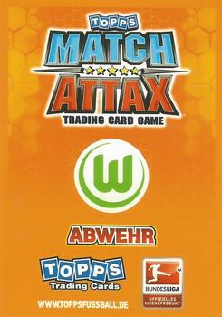2010-11 Topps Match Attax Bundesliga #311 Marcel Schafer Back