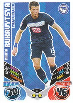 2011-12 Topps Match Attax Bundesliga #33 Nikita Rukavytsya Front