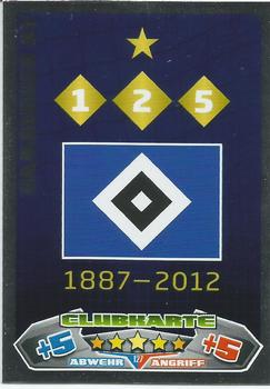 2012-13 Topps Match Attax Bundesliga #127 Hamburger SV Front