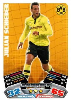2012-13 Topps Match Attax Bundesliga Extra #386 Julian Schieber Front