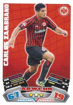 2012-13 Topps Match Attax Bundesliga Extra #392 Carlos Zambrano Front