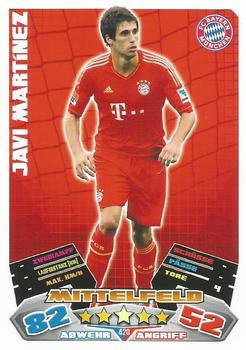2012-13 Topps Match Attax Bundesliga Extra #420 Javi Martinez Front