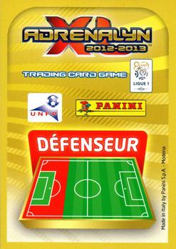 2012-13 Panini Adrenalyn XL (French) #195 Christophe Jallet Back