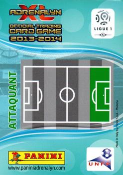 2013-14 Panini Adrenalyn XL Ligue 1 #FCL-10 Jeremie Aliadiere Back