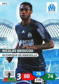 2013-14 Panini Adrenalyn XL Ligue 1 #OM-5 Nicolas Nkoulou Front