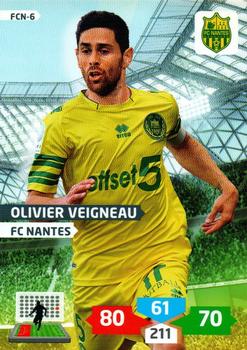 2013-14 Panini Adrenalyn XL Ligue 1 #FCN-6 Olivier Veigneau Front