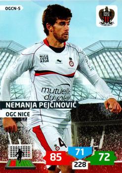 2013-14 Panini Adrenalyn XL Ligue 1 #OGCN-5 Nemanja Pejcinovic Front