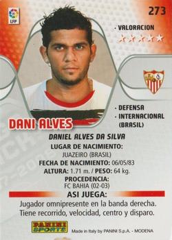2007-08 Panini Megacracks #273 Dani Alves Back