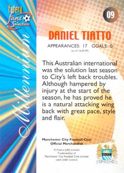 2000 Futera Fans Selection Manchester City #9 Danny Tiatto Back