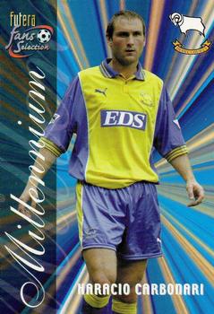 2000 Futera Fans Selection Derby County #2 Haracio Carbonari Front
