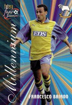 2000 Futera Fans Selection Derby County #9 Francesco Baiano Front