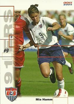 2004 Choice US Women's National Soccer Team - 91ers #SI1 Mia Hamm Front