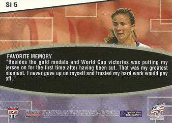 2004 Choice US Women's National Soccer Team - 91ers #SI5 Brandi Chastain Back