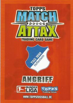 2008-09 Topps Match Attax Bundesliga - Limited Editions #L10 Vedad Ibisevic Back