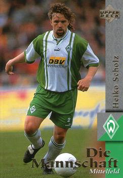 1997 Upper Deck Werder Bremen Box Set #17 Heiko Scholz Front
