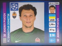 2013-14 Panini UEFA Champions League Stickers #27 Andriy Pyatov Front
