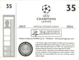 2013-14 Panini UEFA Champions League Stickers #35 Bernard Back
