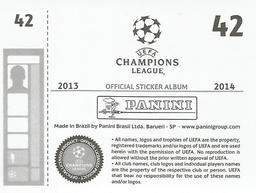 2013-14 Panini UEFA Champions League Stickers #42 Facundo Ferreyra Back