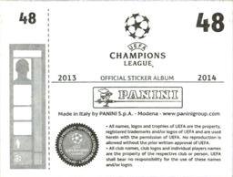 2013-14 Panini UEFA Champions League Stickers #48 Omer Toprak Back