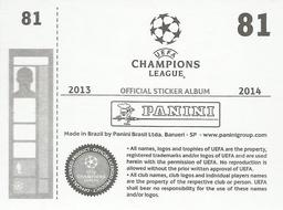2013-14 Panini UEFA Champions League Stickers #81 Iker Casillas Back