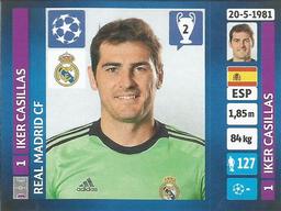 2013-14 Panini UEFA Champions League Stickers #81 Iker Casillas Front