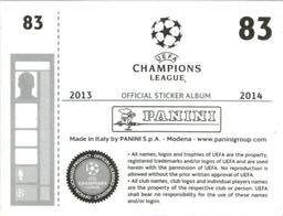 2013-14 Panini UEFA Champions League Stickers #83 Sergio Ramos Back