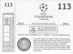 2013-14 Panini UEFA Champions League Stickers #113 Paul Pogba Back