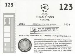 2013-14 Panini UEFA Champions League Stickers #123 Felipe Melo Back