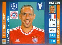 2013-14 Panini UEFA Champions League Stickers #234 Franck Ribery Front