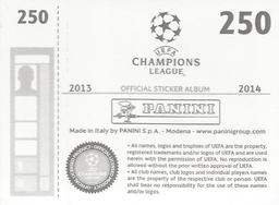 2013-14 Panini UEFA Champions League Stickers #250 Steven Zuber Back