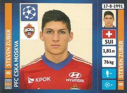 2013-14 Panini UEFA Champions League Stickers #250 Steven Zuber Front