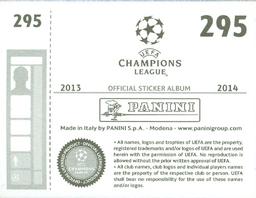 2013-14 Panini UEFA Champions League Stickers #295 Tomas Wagner Back